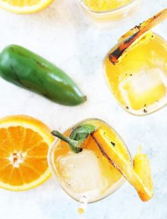 Grilled Jalapeno Orange Shandy