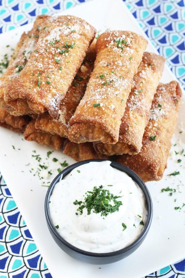 Grilled Vegetable Egg Rolls