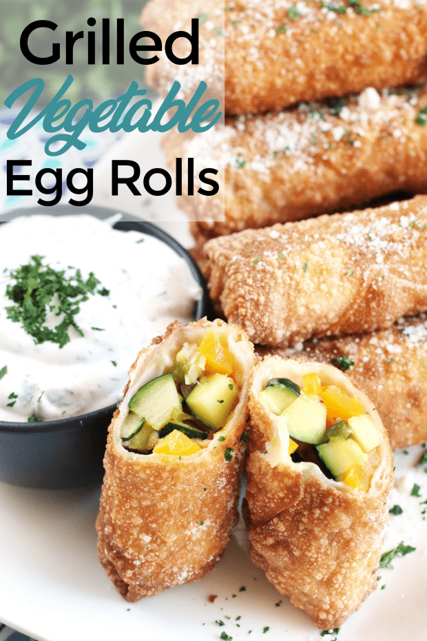 Grilled Vegetable Egg Rolls