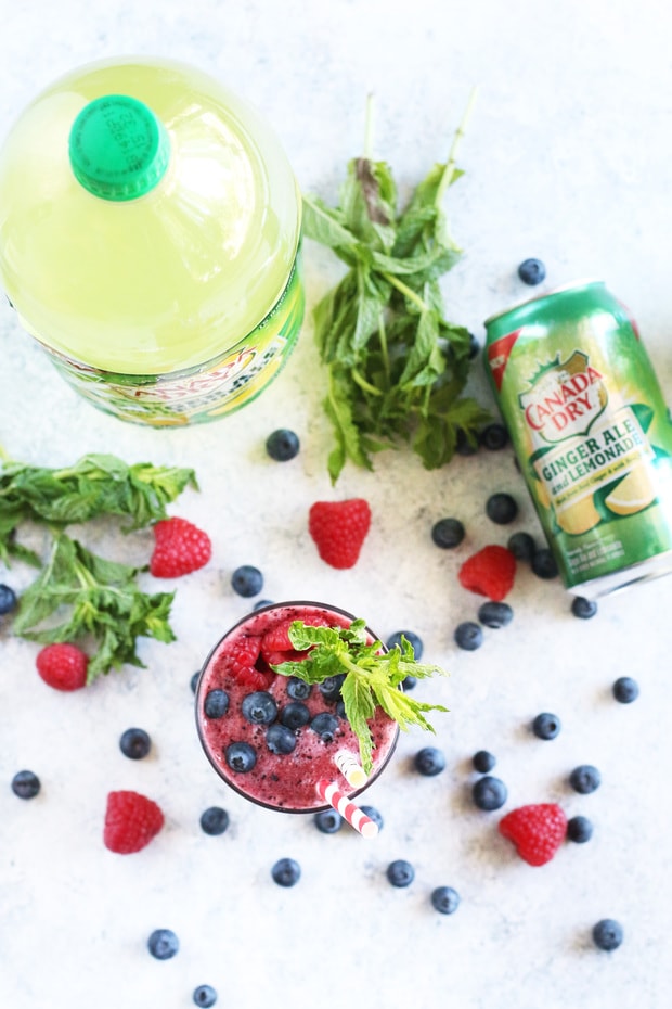 Mixed Berry Ginger Lemonade Frozen Mocktail_0351 Cake 'n Knife