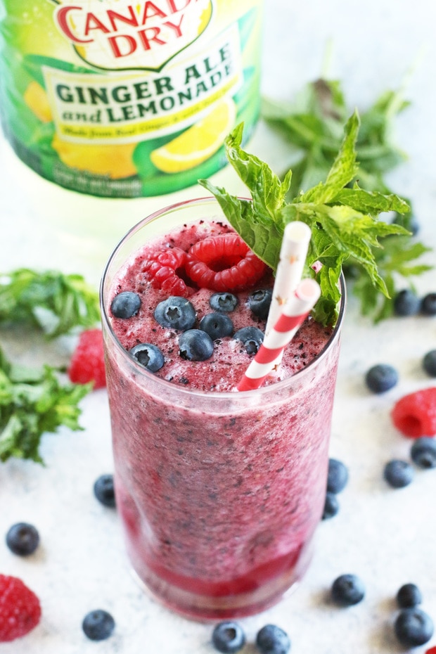 Mixed Berry Ginger Lemonade Frozen Mocktail_0364 Cake 'n Knife