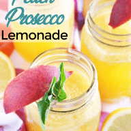 Sparkling Peach Vodka Lemonade
