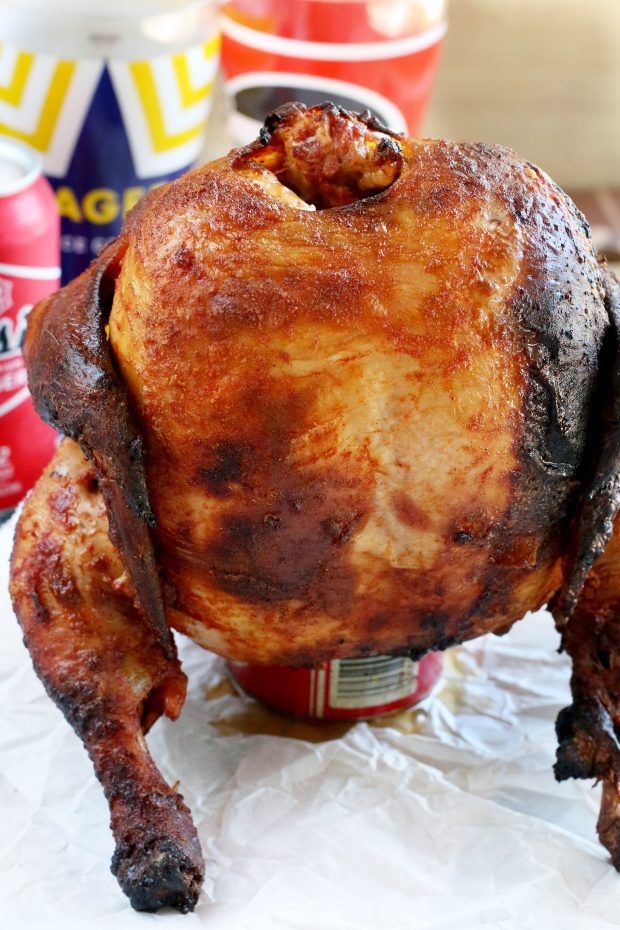 Beer Brined Beer Can Chicken