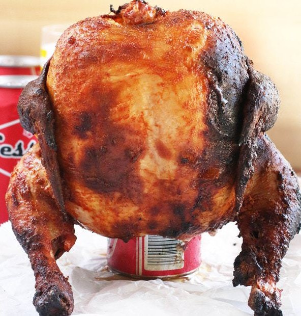 Beer Brined Beer Can Chicken