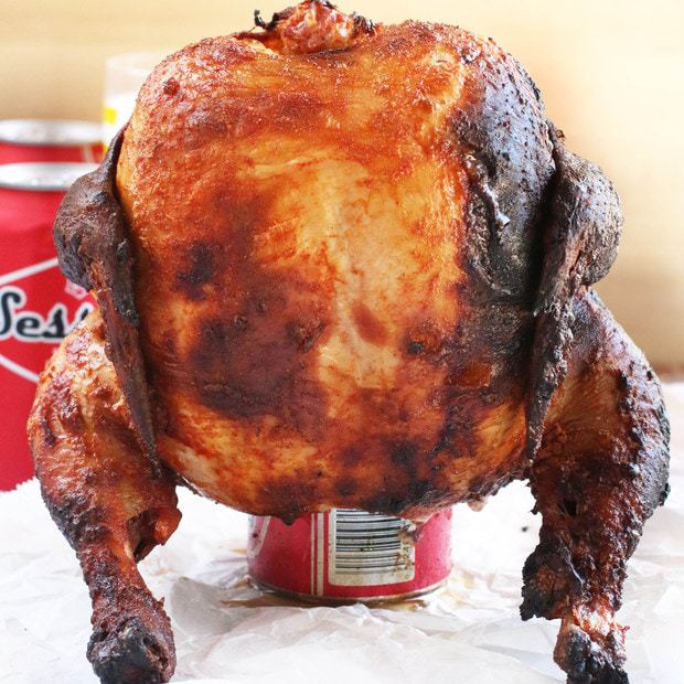 Beer Brined Beer Can Chicken