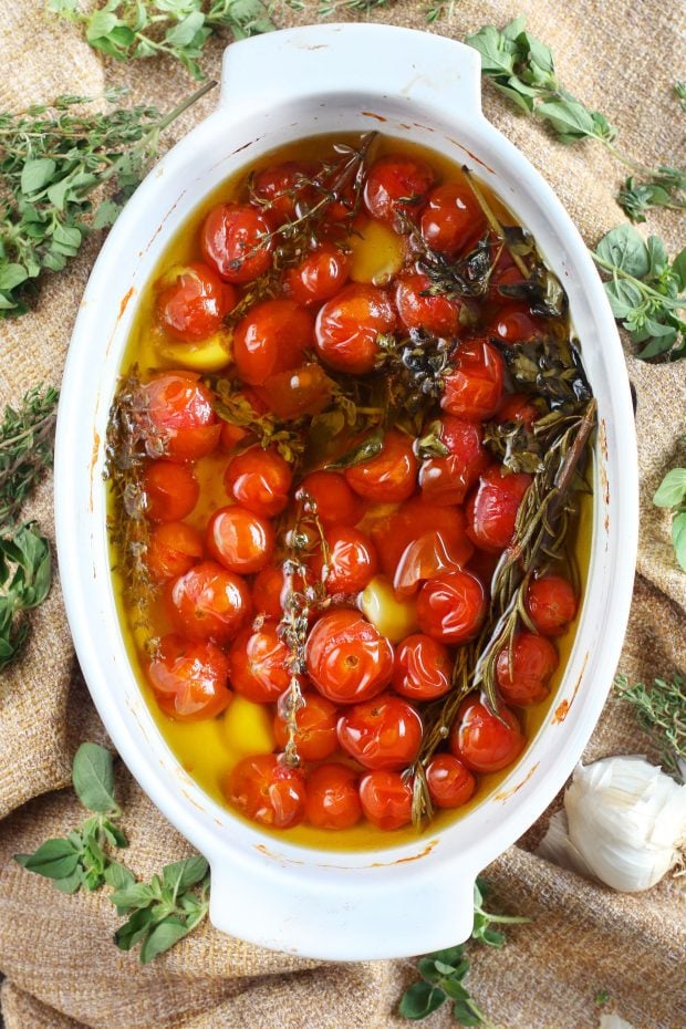 Quick Cherry Tomato Confit