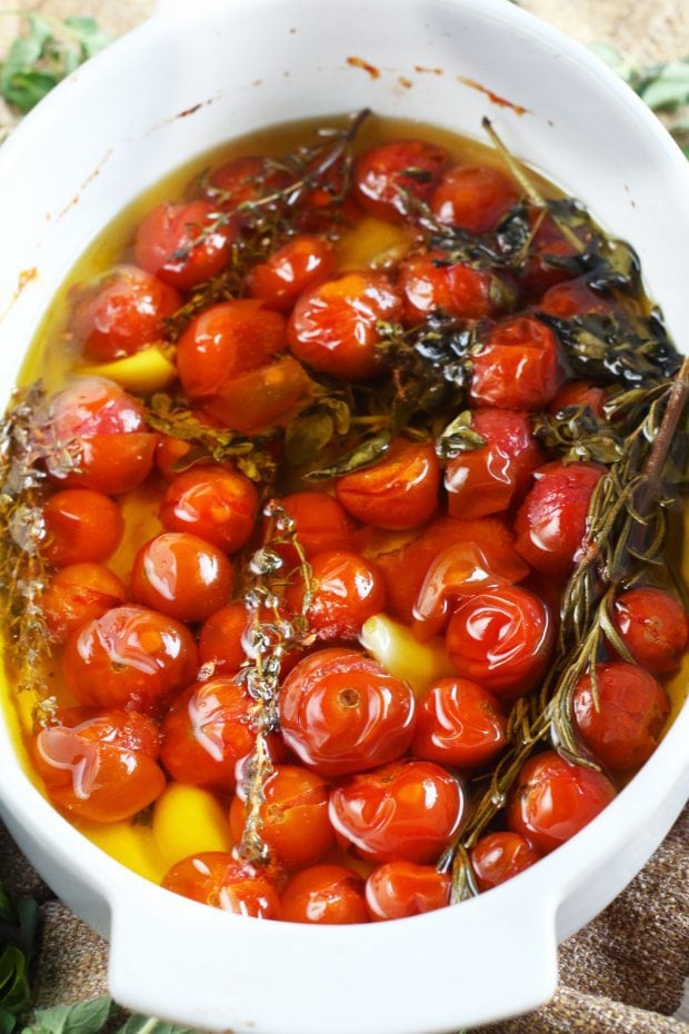 Quick Cherry Tomato Confit