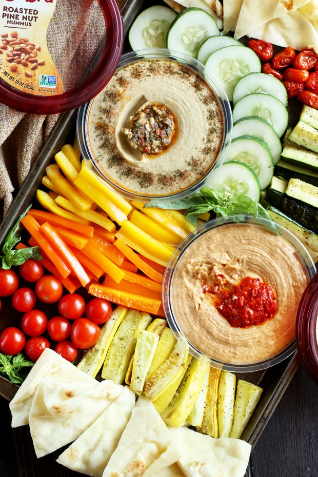 Summer Garden Hummus Board_6663 Cake 'n Knife