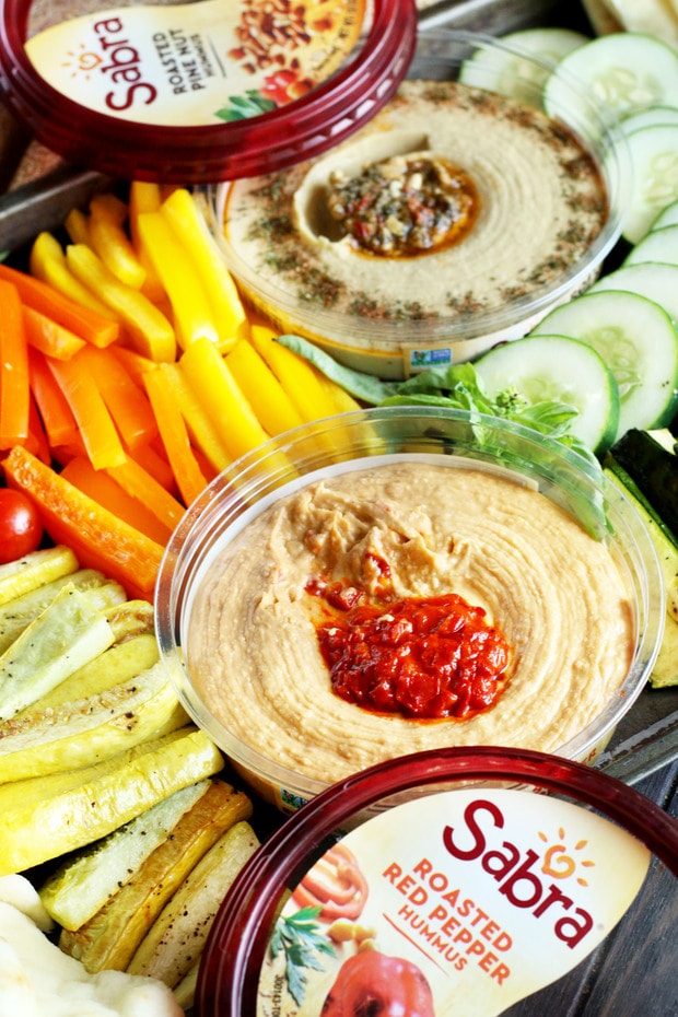 Summer Garden Hummus Board_6717 Cake 'n Knife