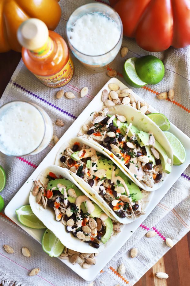 Pumpkin Spice Chicken Tacos