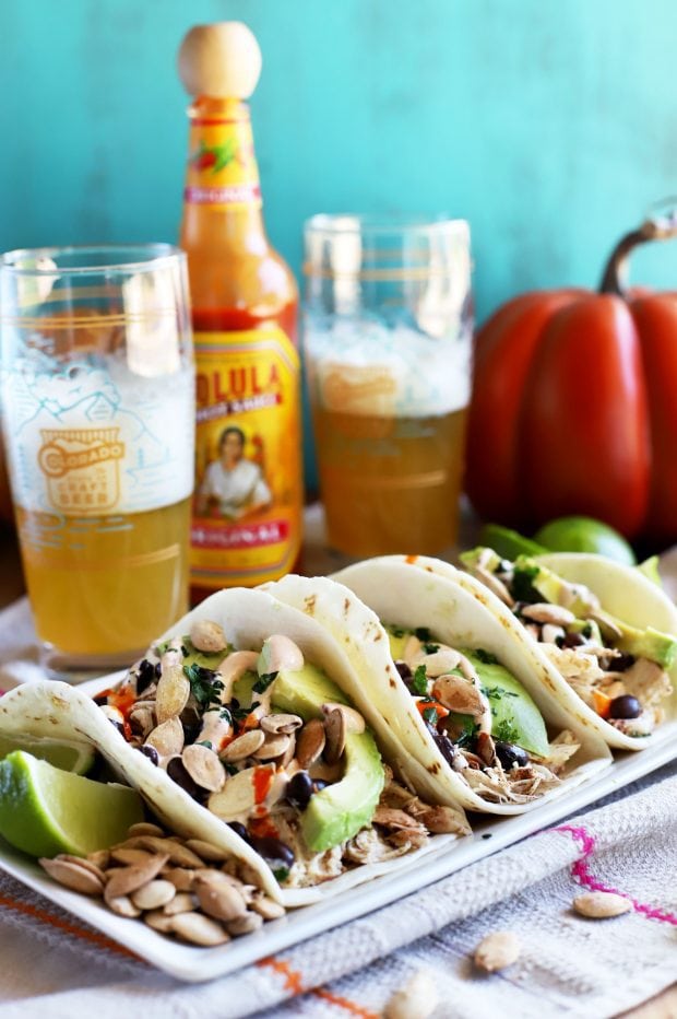 Pumpkin Spice Chicken Tacos