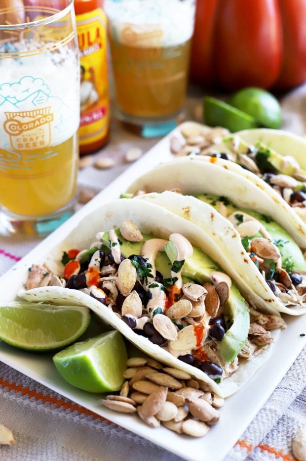 Pumpkin Spice Chicken Tacos