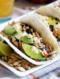 Pumpkin Spice Chicken Tacos