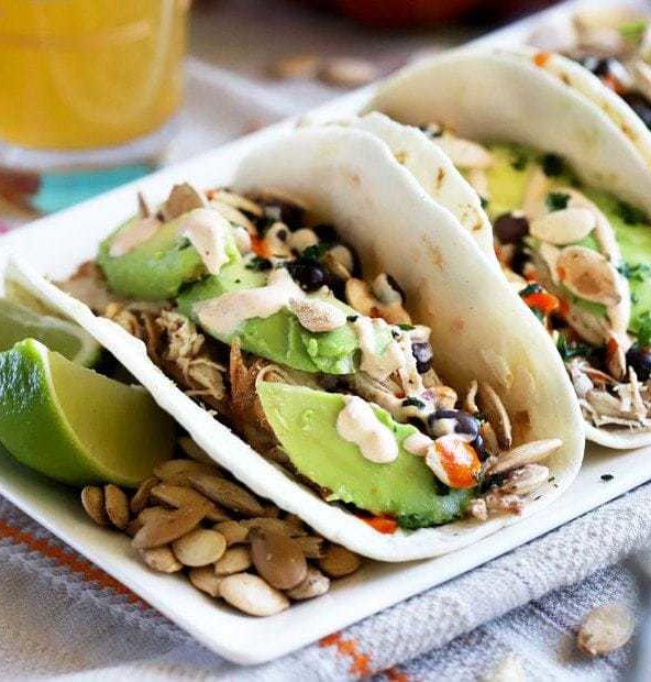 Pumpkin Spice Chicken Tacos