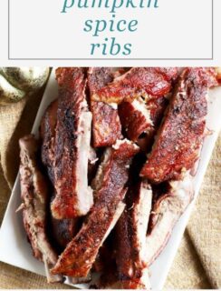 Pumpkin Spice Ribs Pinterest Image