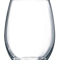 Arc International Luminarc Cachet/Perfection Stemless Wine Glass, (15 Ounce 6 Piece Set, Clear) (109786)