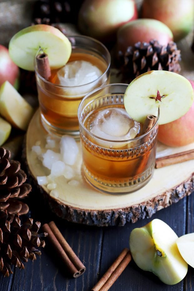 Apple Pie Old Fashioned Cocktail