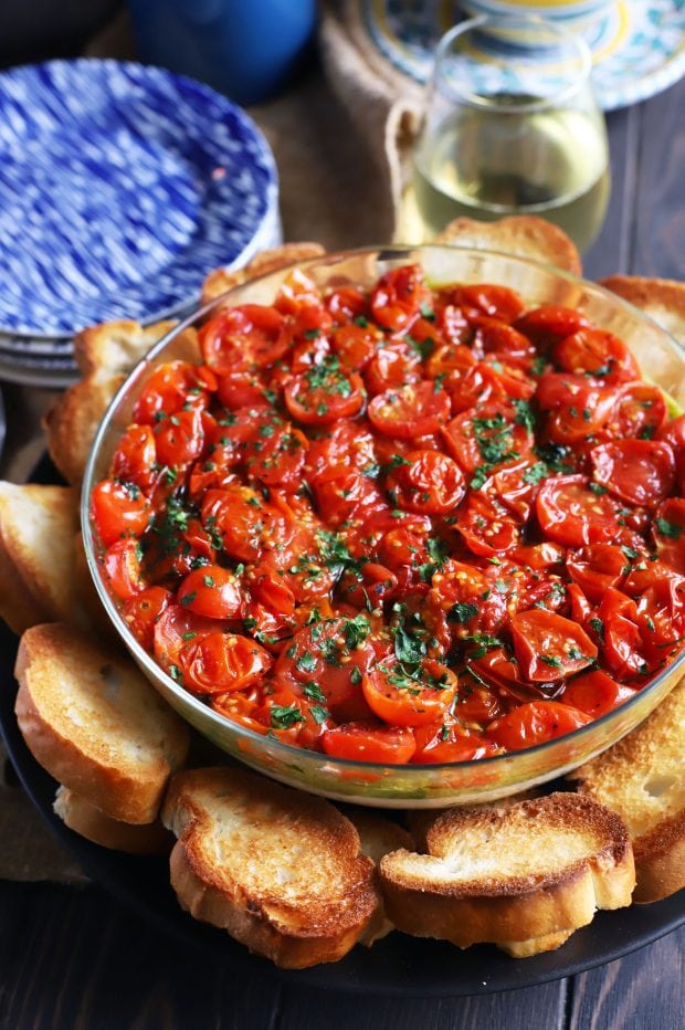 Avocado Ricotta Tomato Pesto Layer Dip
