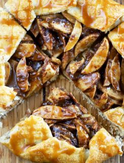 Bourbon Caramel Apple Galette