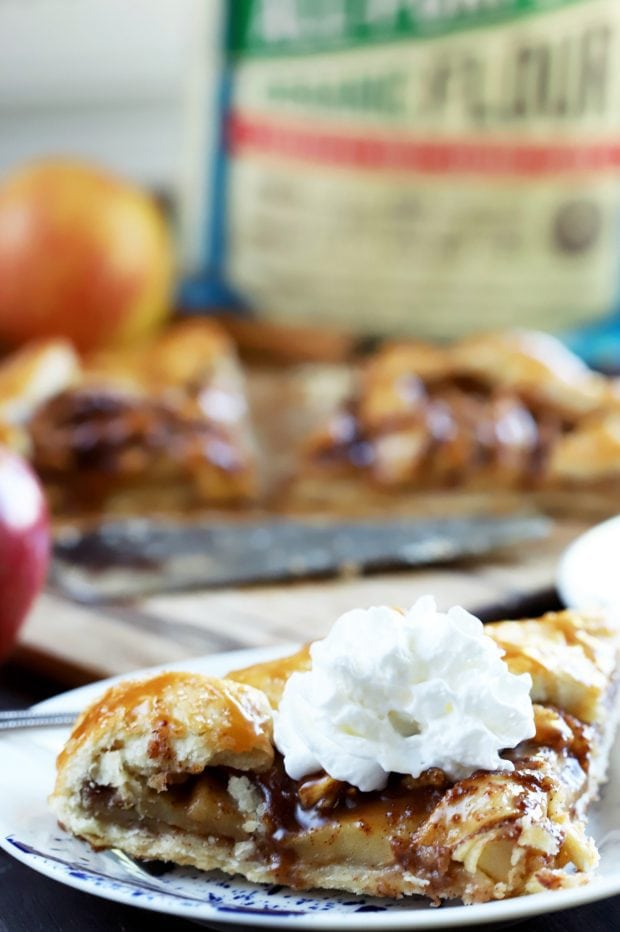 Bourbon Caramel Apple Galette