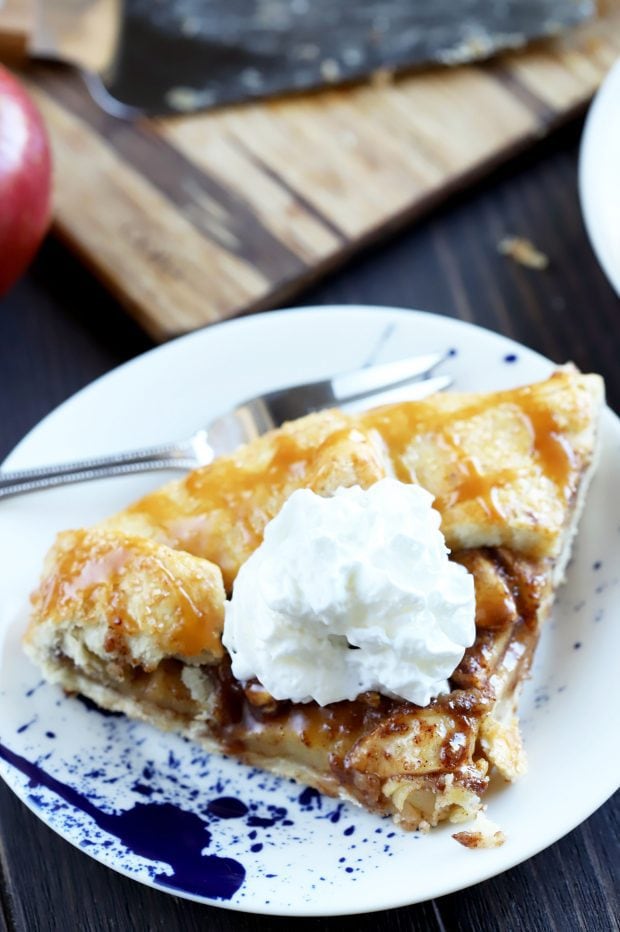 Bourbon Caramel Apple Galette