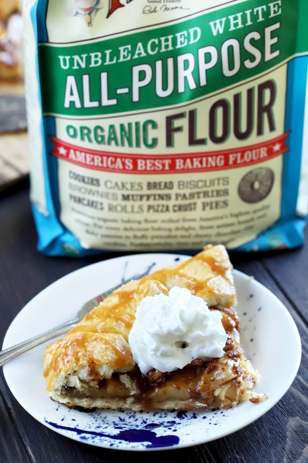 Bourbon Caramel Apple Galette