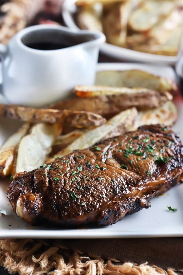 Chili Coffee Rubbed Steak