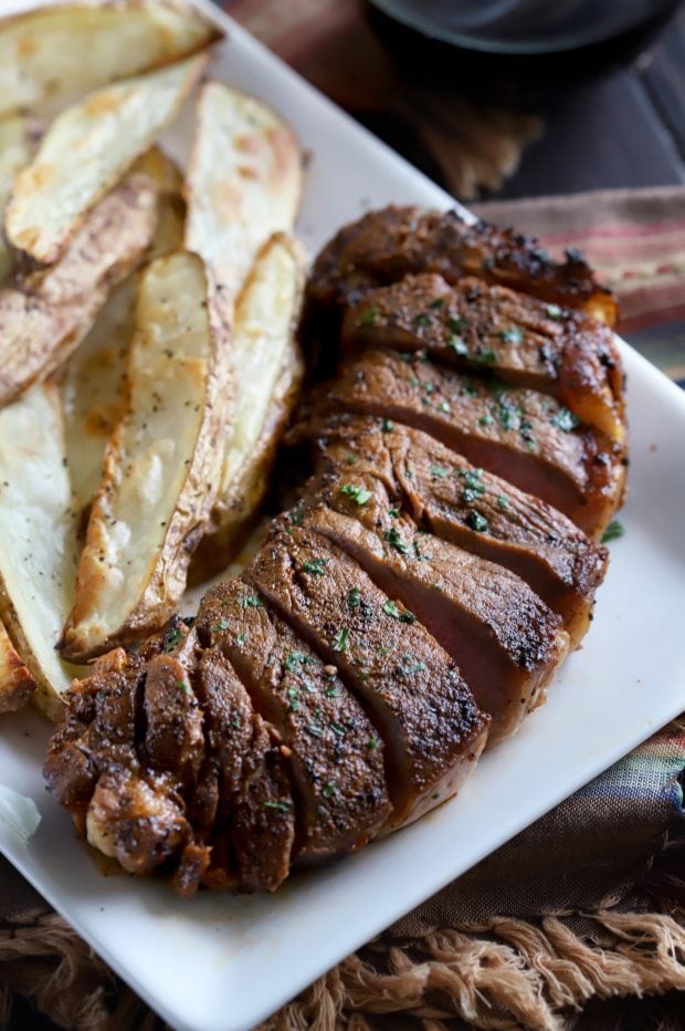 Chili Coffee Rubbed Steak