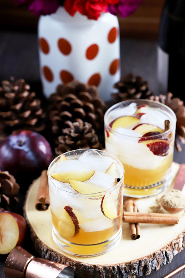 Aromatic Plum Smash 7 Spiced Plum Smash Cocktail ready to be served