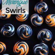 Spooky Halloween Meringue Swirls