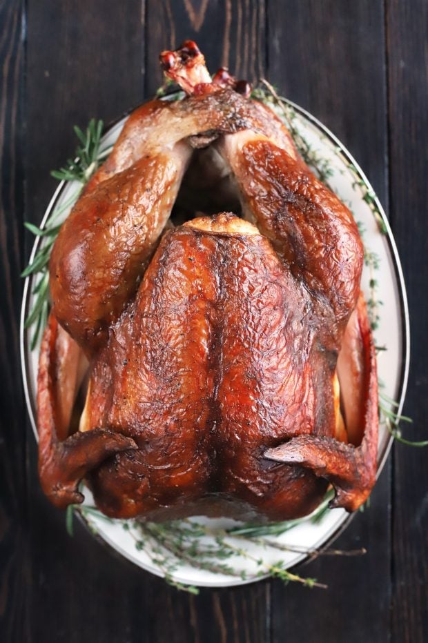 Smoked Beer Brined Turkey