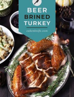 Smoked Beer Brined Turkey Pinterest Image