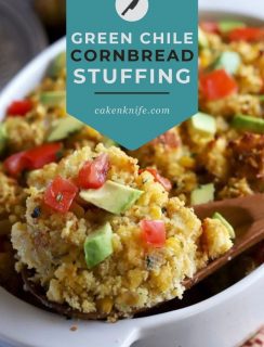 Green Chile Cornbread Stuffing Pinterest Picture