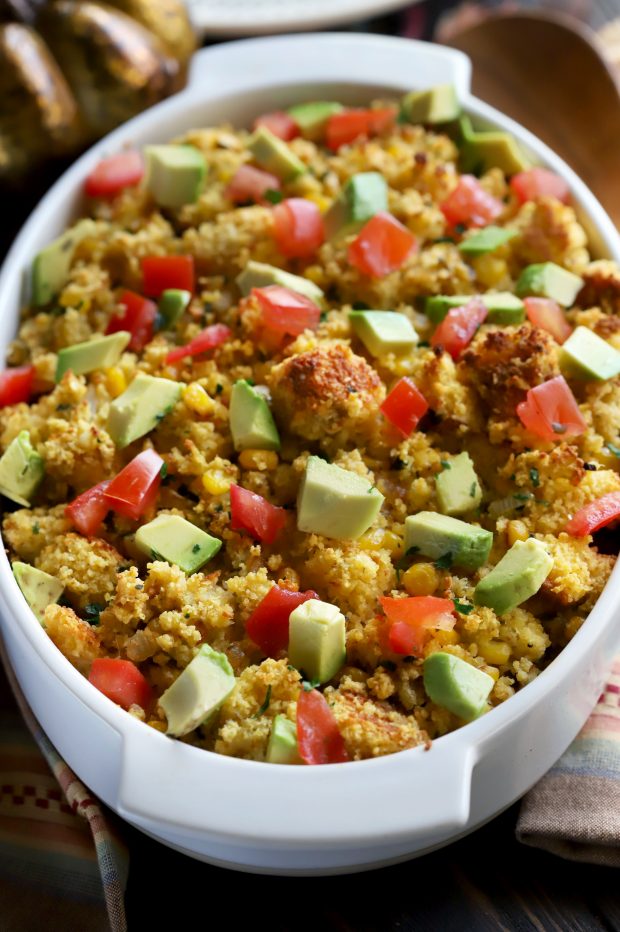 Green Chile Cornbread Stuffing