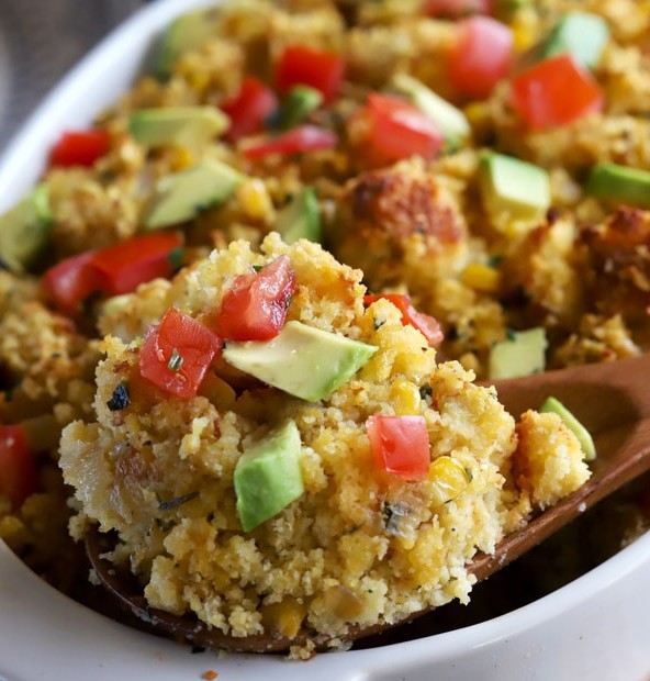 Green Chile Cornbread Stuffing