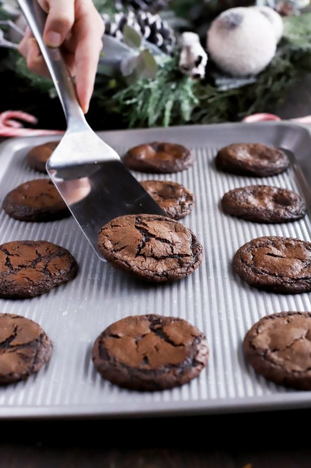 Peppermint Hot Chocolate Cookies