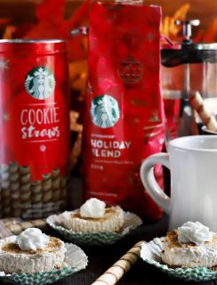 Mini No-Bake Gingerbread Cheesecakes For A Sweet Afternoon Break With Starbucks