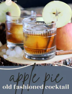 apple pie old fashion cocktail pinterest image