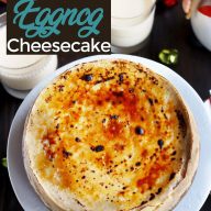 Brûléed Instant Pot Eggnog Cheesecake