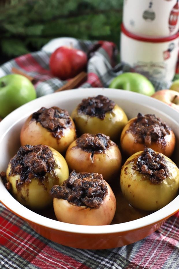 Stuffed Baked Apples with Dates & Granola