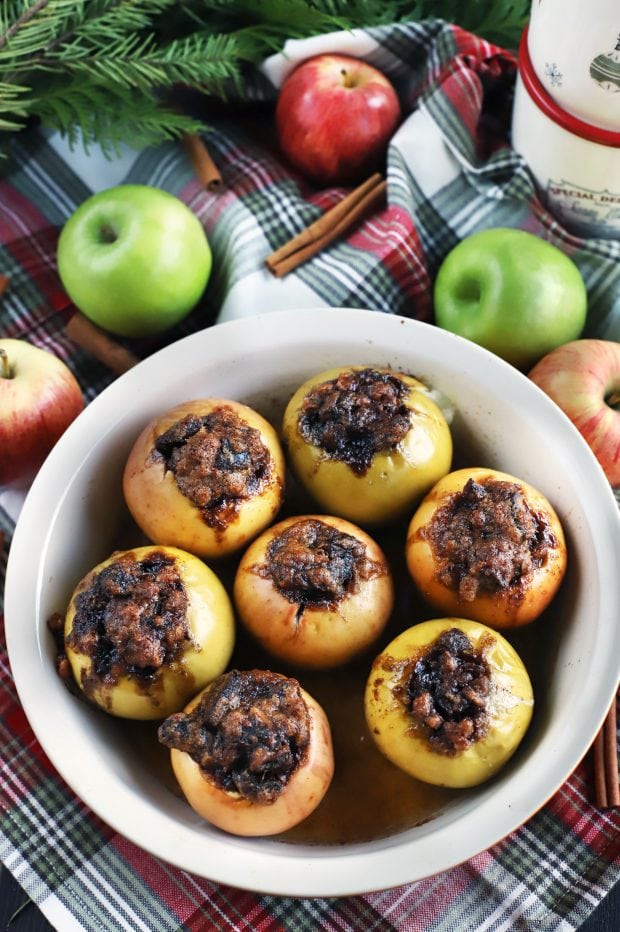 Stuffed Baked Apples with Dates & Granola