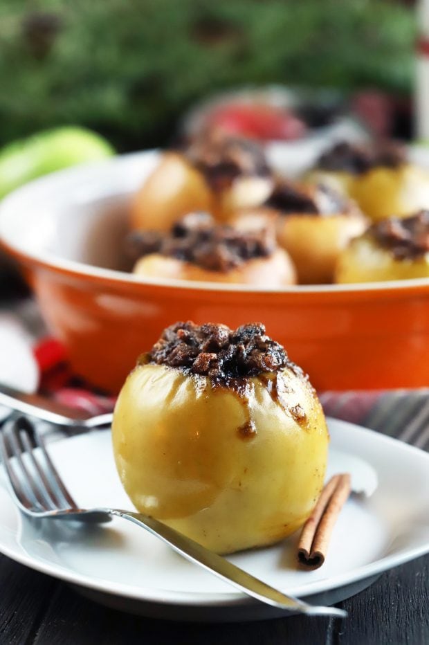 Stuffed Baked Apples with Dates & Granola