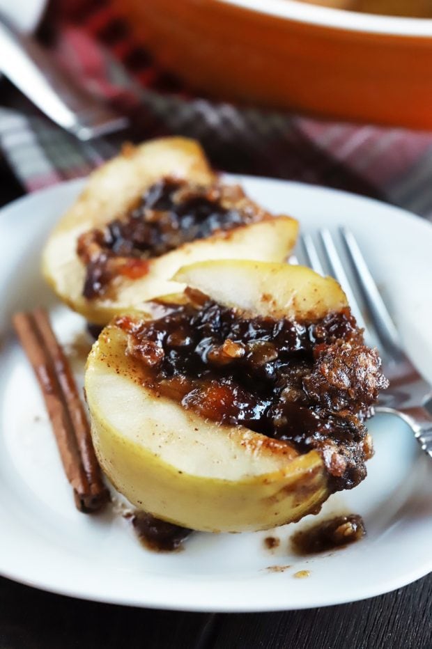 Stuffed Baked Apples with Dates & Granola