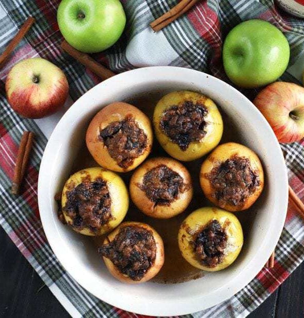 Stuffed Baked Apples with Dates & Granola