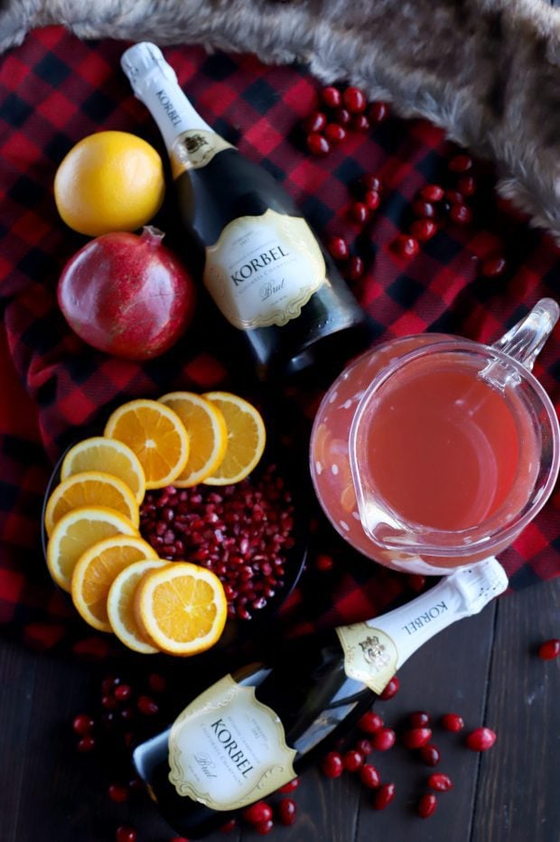 Sparkling Holiday Brunch Punch