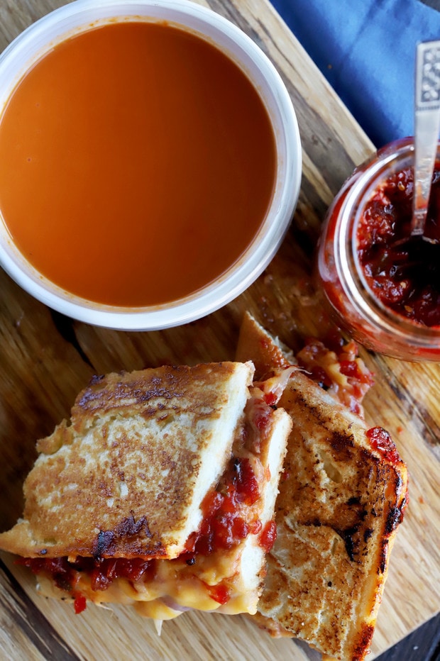 Inverted Grilled Cheese with Tomato Jam_2842 Cake 'n Knife