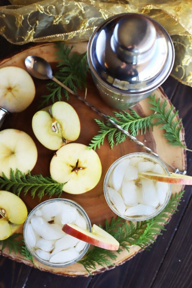 Smoky Mezcal Cider Cocktail