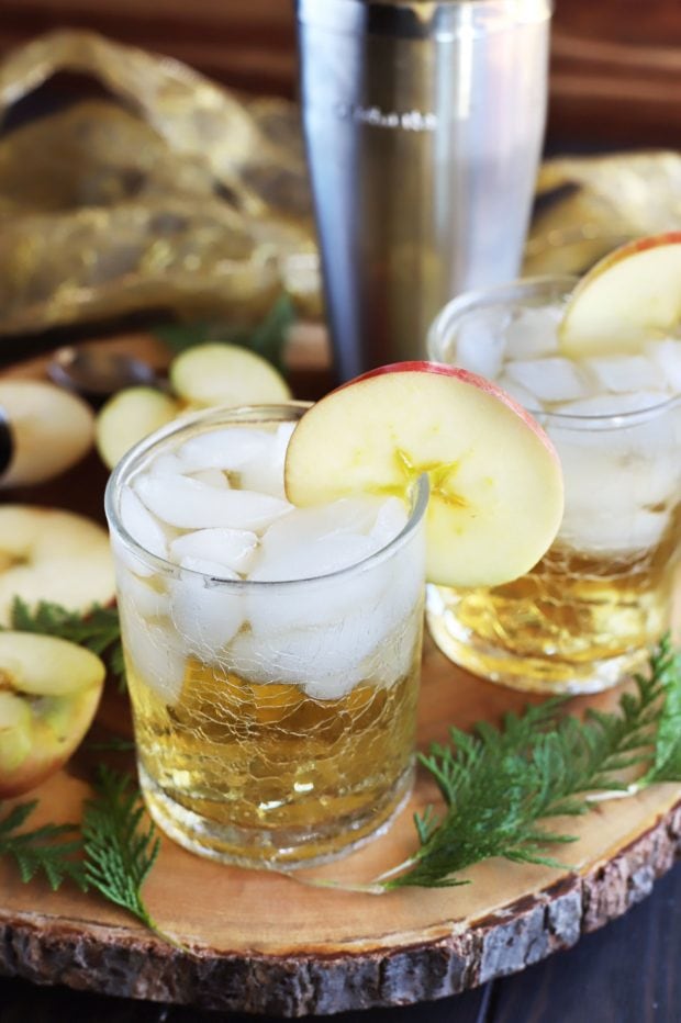 Smoky Mezcal Cider Cocktail