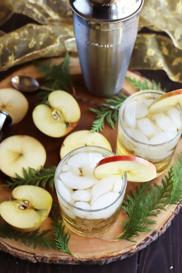 Smoky Mezcal Cider Cocktail