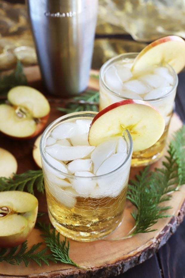 Smoky Mezcal Cider Cocktail